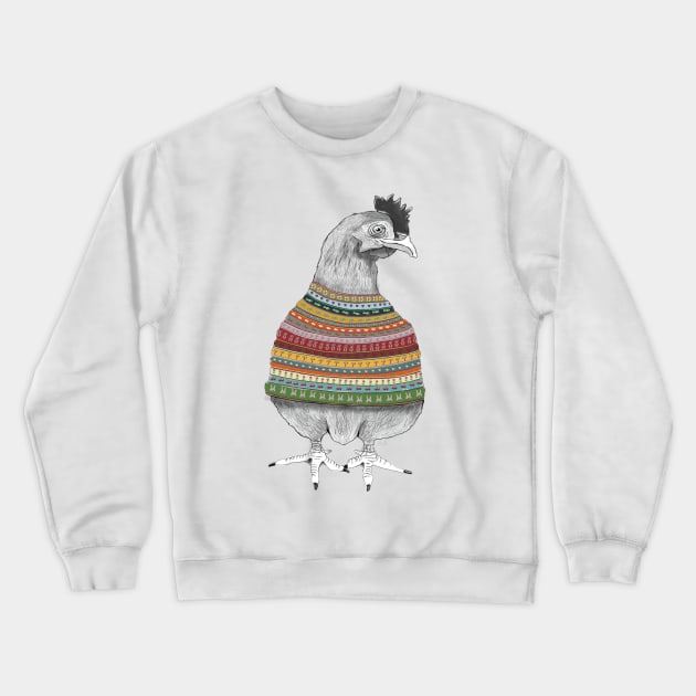 chicken knit Crewneck Sweatshirt by msmart